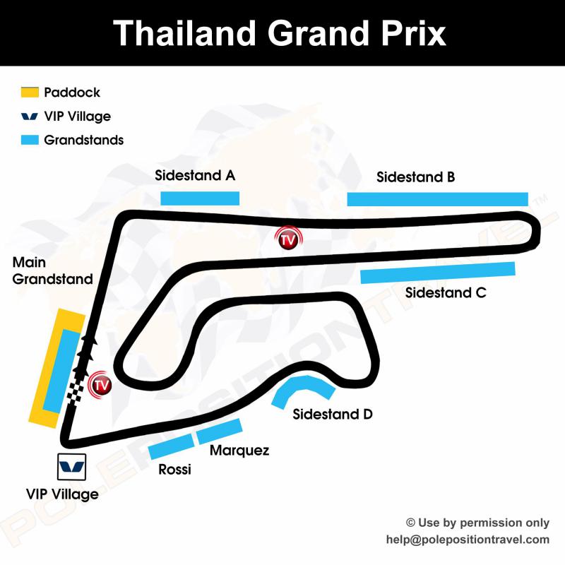 Thailand Grand Prix 2024 Circuit map
